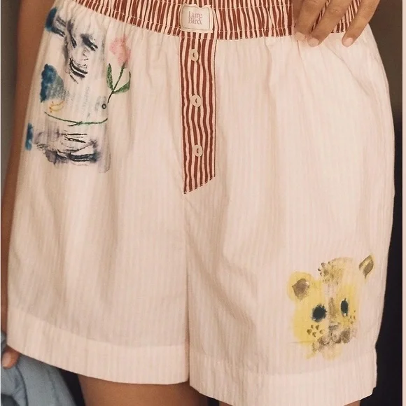 LyreBird Yumi Kimura Boxer Shorts  from Anthropologie NWT XL - Picture 2 of 2